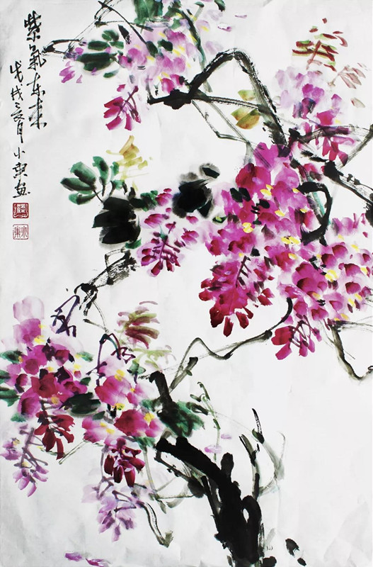 進(jìn)貿通周末|著(zhù)名國畫(huà)大師蒞臨進(jìn)貿通贈《映日荷花》《紫氣東來(lái)》